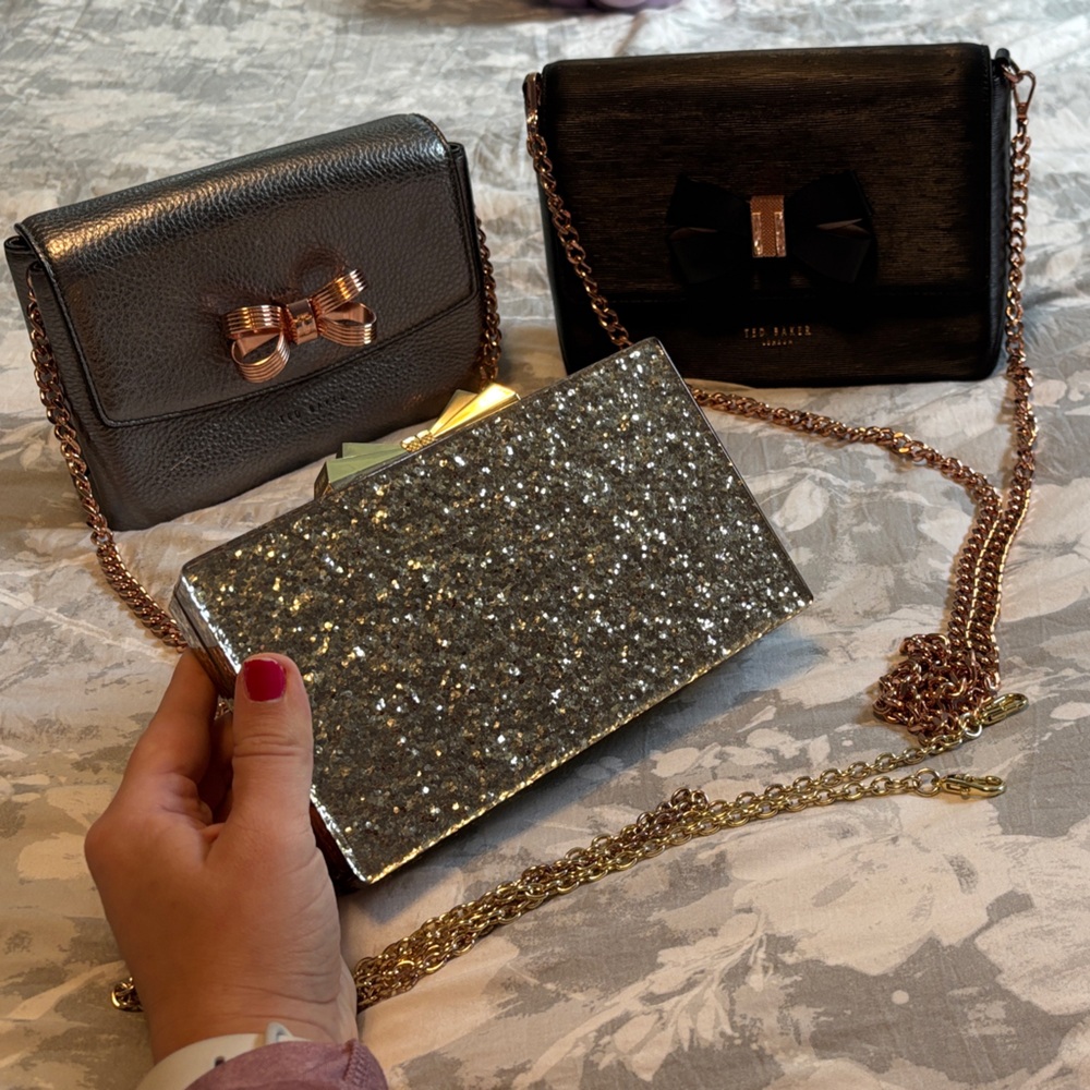 Ted Baker Set of Three Crossbody Bags (One Convertible clutch)